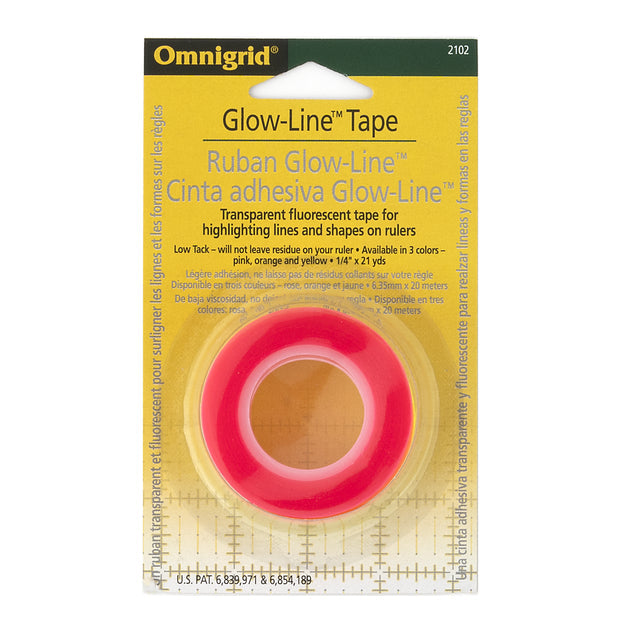 Omnigrid - Glow-Line Tape, Transparent and Fluorescent