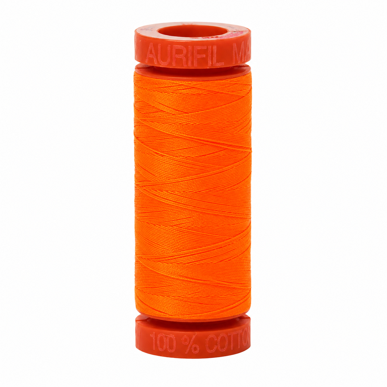 Aurifil 50wt Small Spool - Neon Orange (7000)