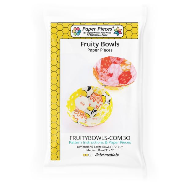 Fruity Bowls by Paper Pieces (Pattern + Piece Pack)