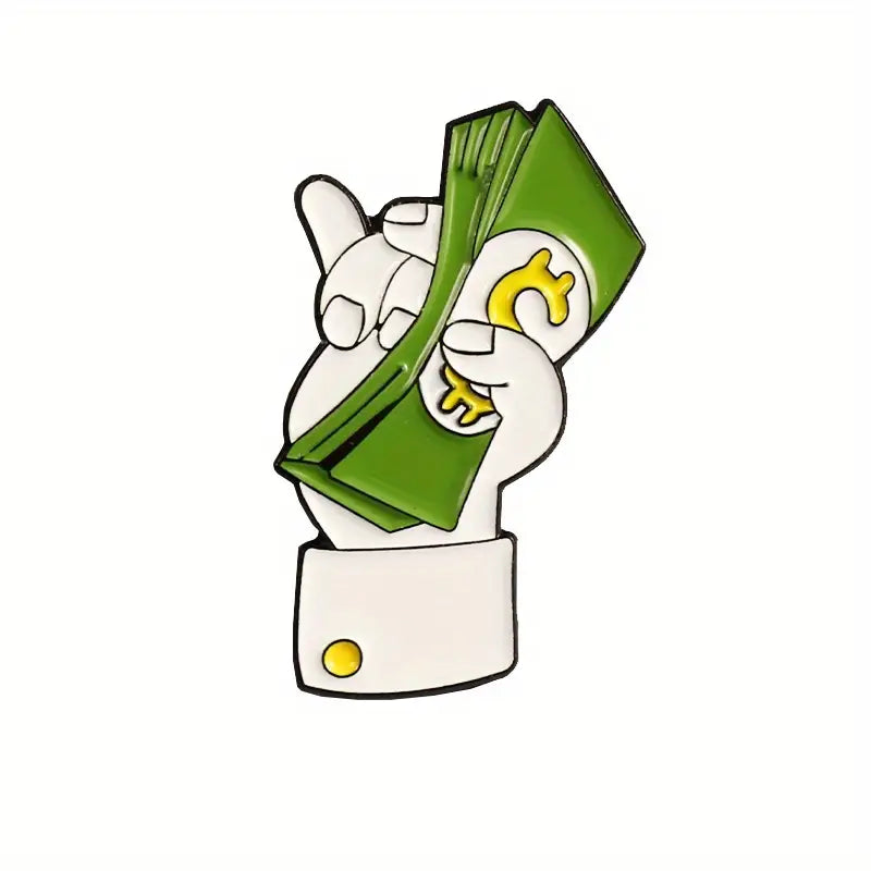 Show me the Money enamel pin