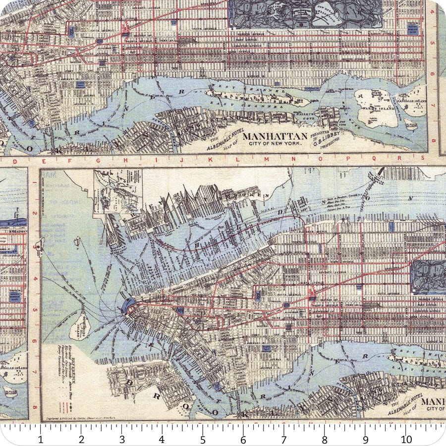 Map - Indigo || Tim Holtz Palette