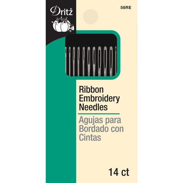 Dritz - Ribbon Embroidery Hand Needles, 14 pc