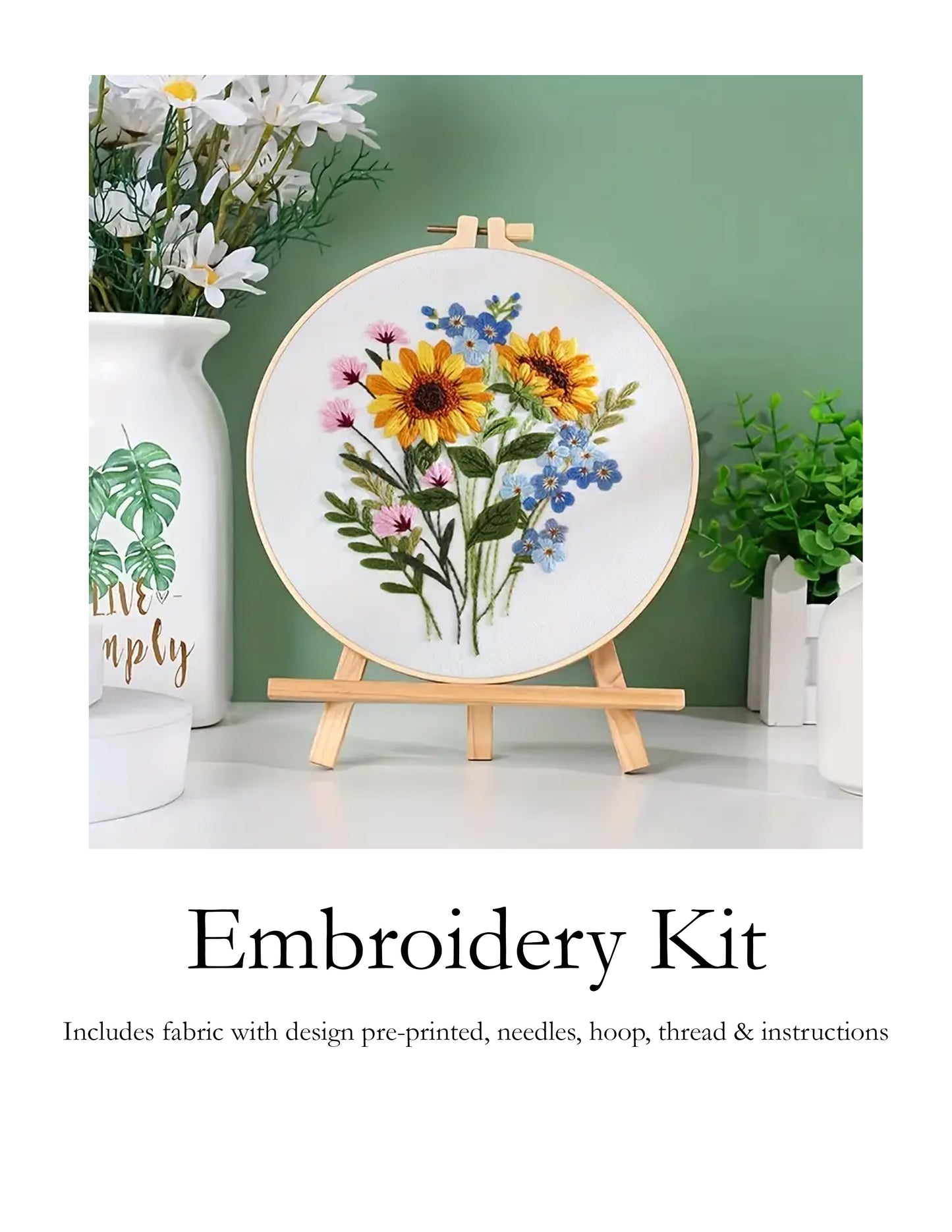 Wildflower Embroidery Kit