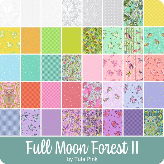 Tula Pink - Full Moon Forest II & True Colors Full Collection - 40pcs