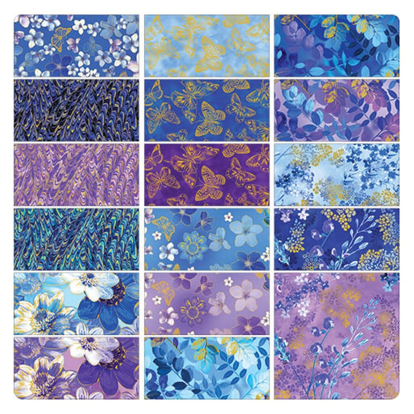 Metallic Impressions 5" Charmpack
