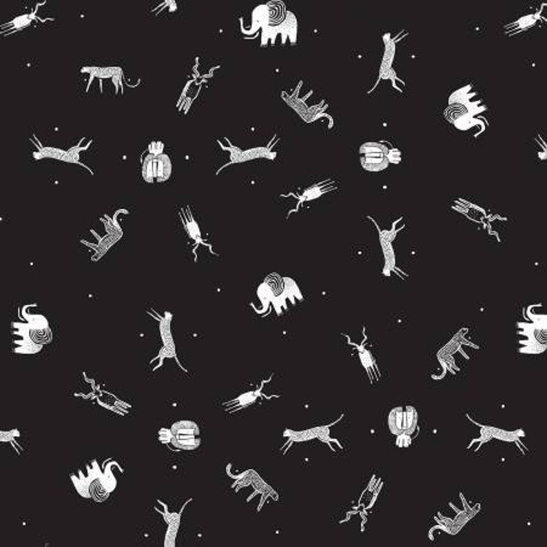 Black Tossed Animals