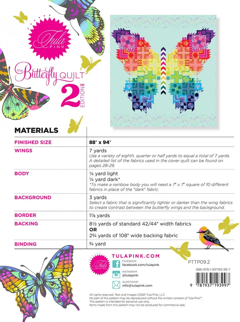 Tula Pink The Butterfly Pattern 2nd Edition