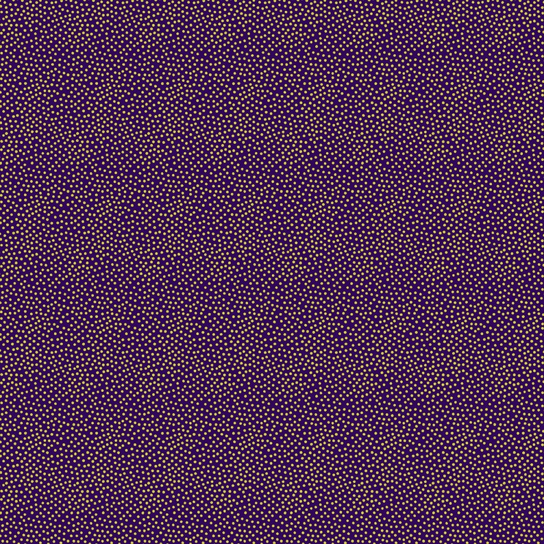 Garden Pindot With Metallic - Purple