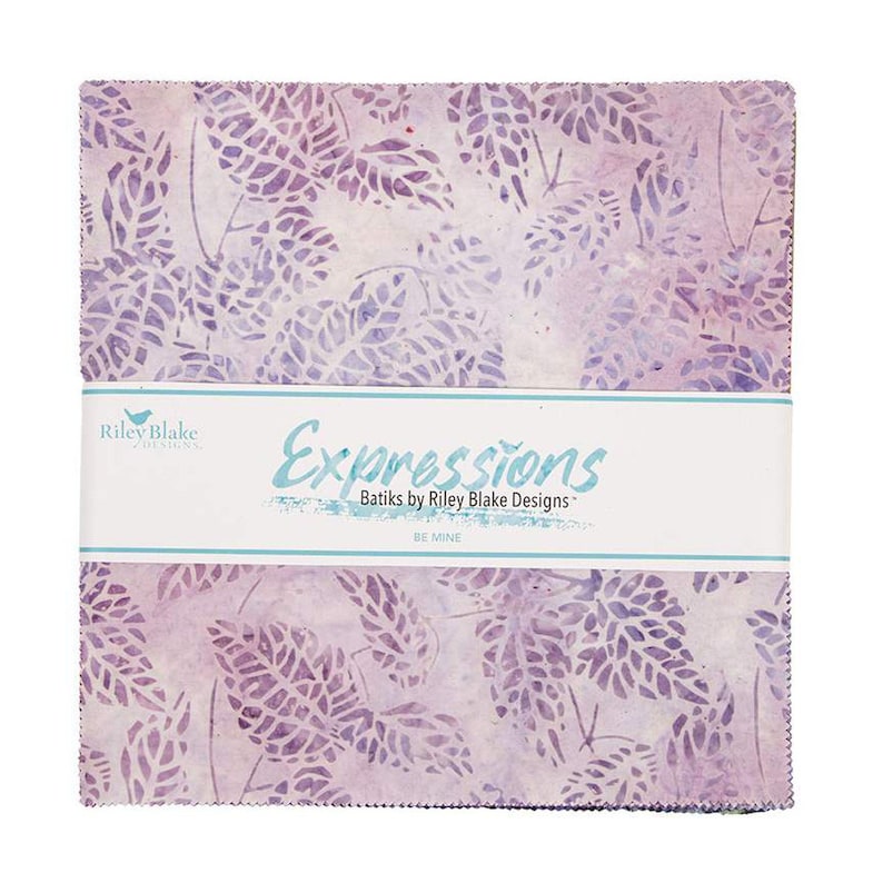 Expression Batiks Be Mine 5" Stacker, 42 Pcs.