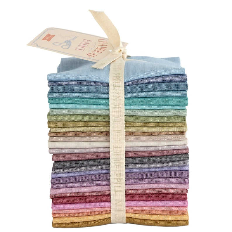 Tilda Chambray Fat Eight Bundle 28pc 20 x 11in