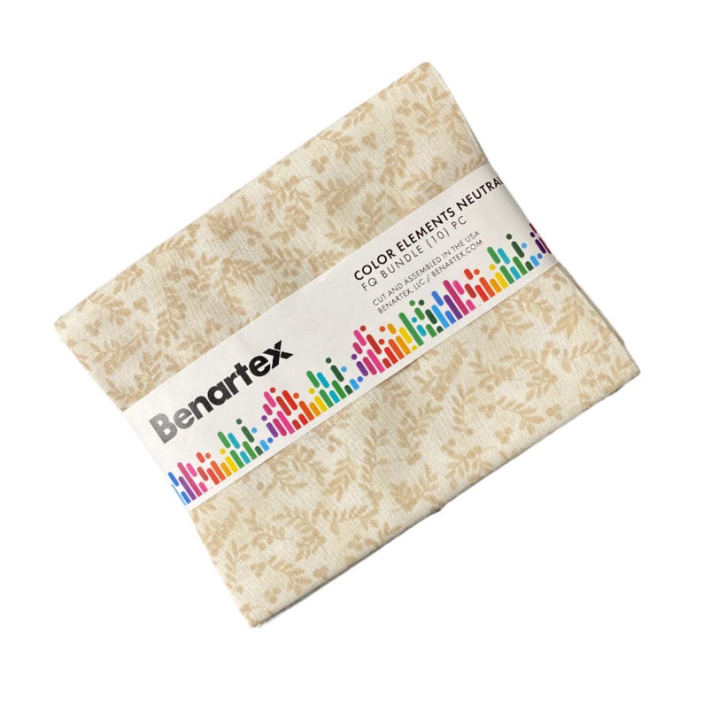 Color Elements Neutral 10pc Fat Quarter Bundle