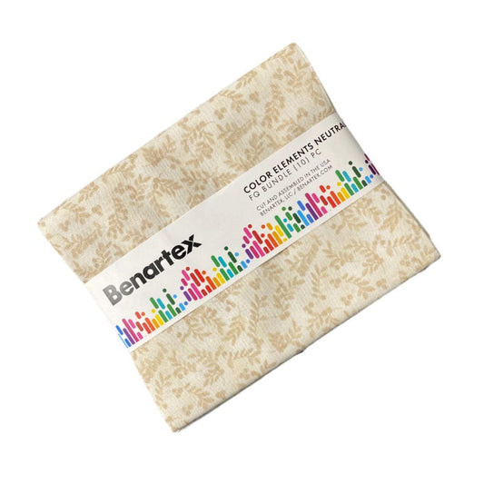 Color Elements Neutral 10pc Fat Quarter Bundle