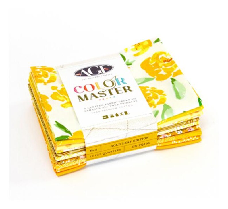 No.5 Gold Leaf Edition - Fat Quarter Bundle - 10pc