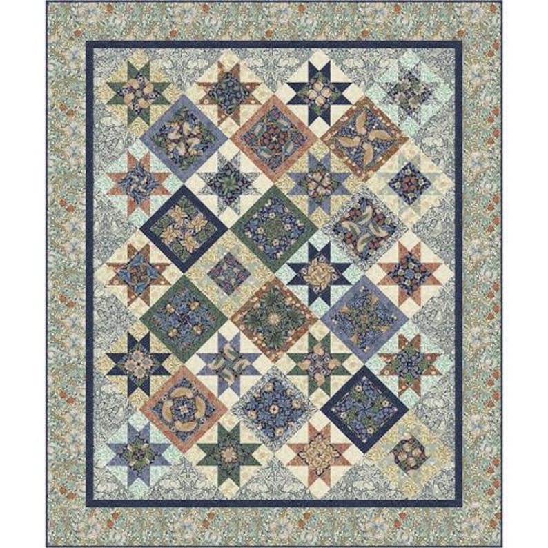 Kensington Kaleidoscope Quilt Kit || Morris & Co.