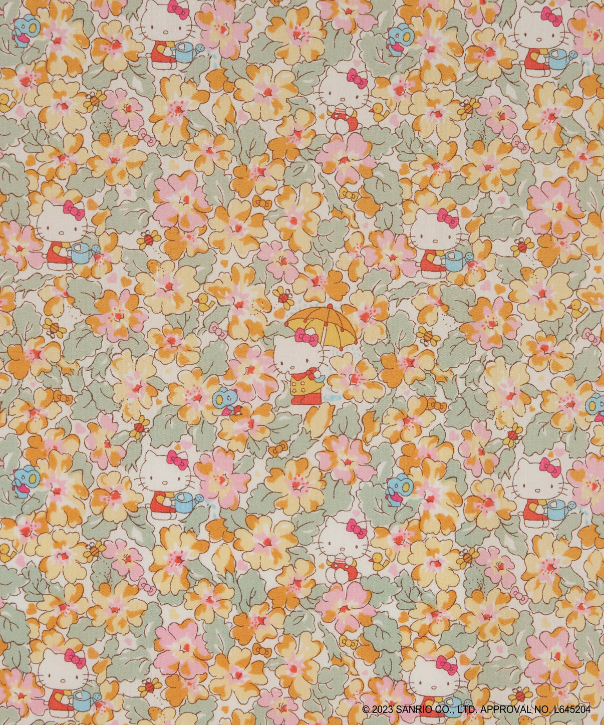 Hello Kitty Liberty Lawn 5" Square Charm Pack - 20 pcs