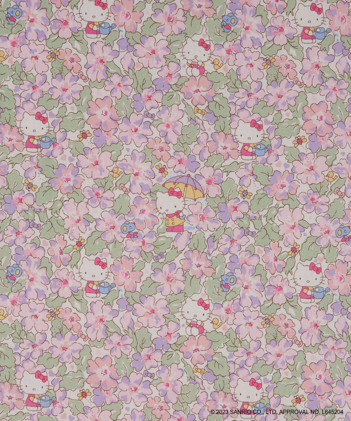 Hello Kitty Liberty Lawn 5" Square Charm Pack - 20 pcs