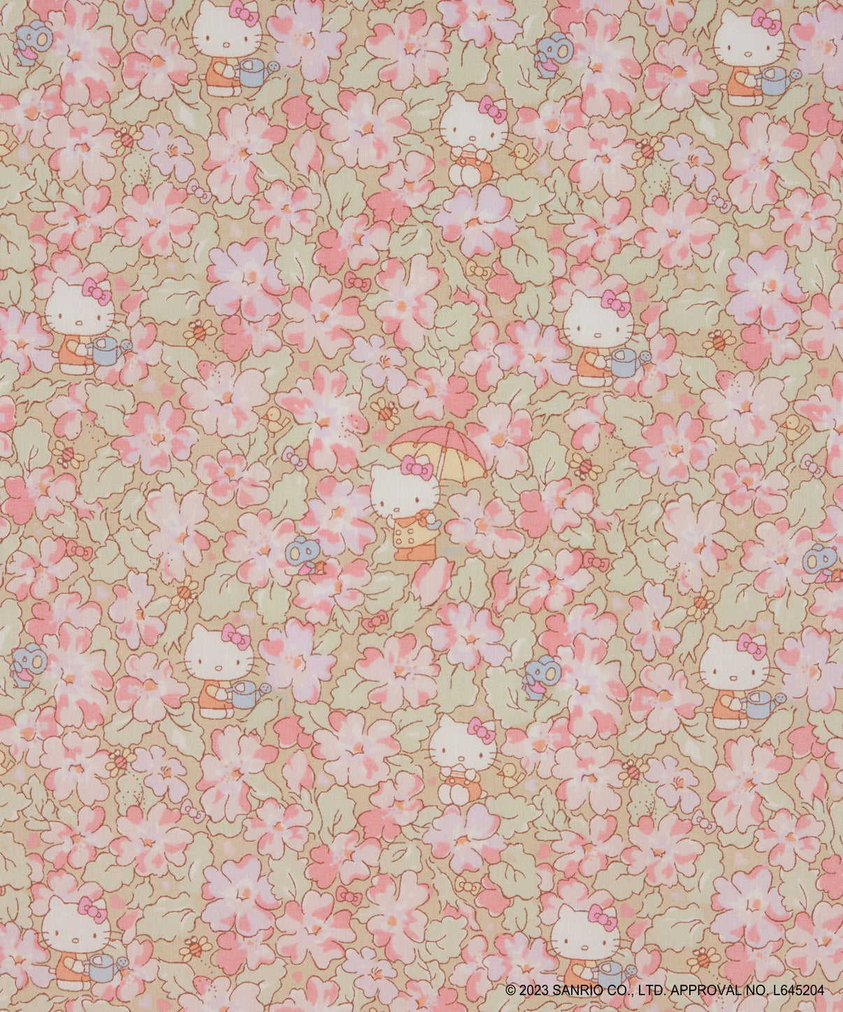 Hello Kitty Liberty Lawn 5" Square Charm Pack - 20 pcs