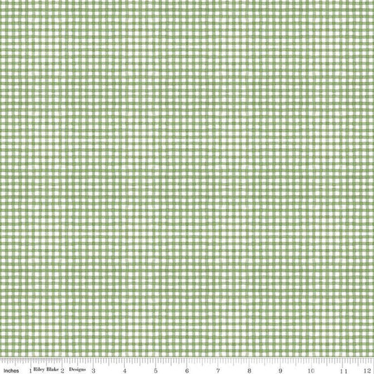 Magical land Gingham Green