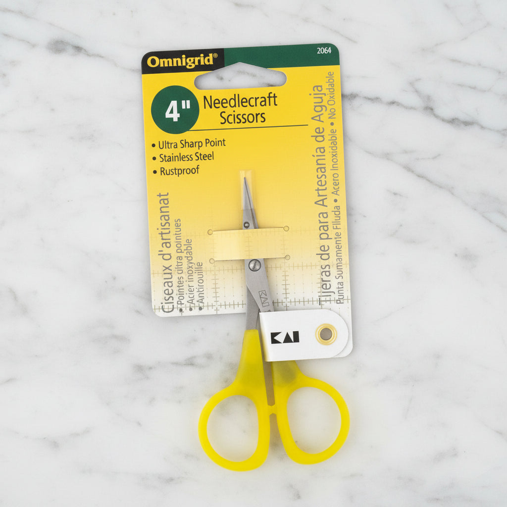 Omnigrid - 4" Embroidery Scissors, Stainless Steel