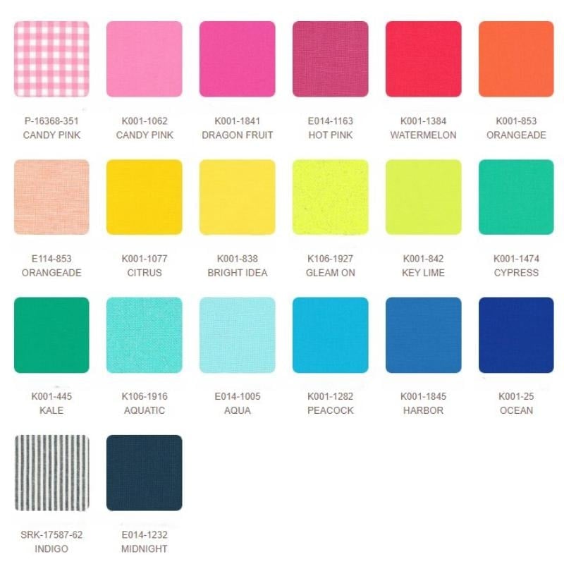 Palette Picks - Picnic Hour Palette - Fat Quarter Bundle 20pcs