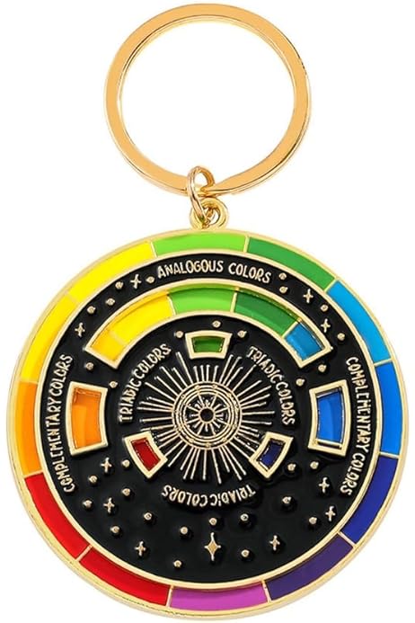 Black Color Wheel keychain
