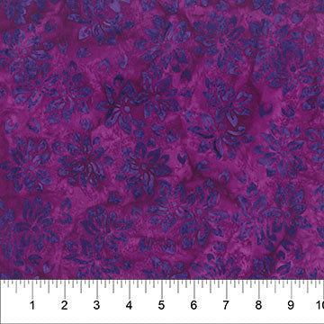 Rock Candy - Batik Plum Edible Floral