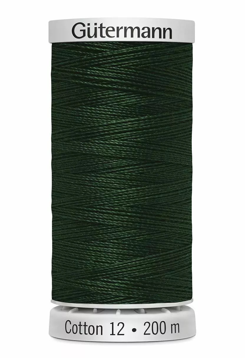 Gutermann Cotton 12 - Forest Green - 8724