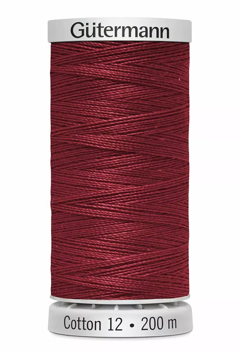 Gutermann Cotton 12 - Burgundy - 2433