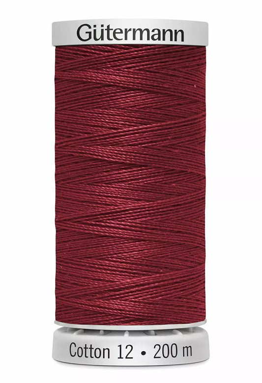 Gutermann Cotton 12 - Burgundy - 2433