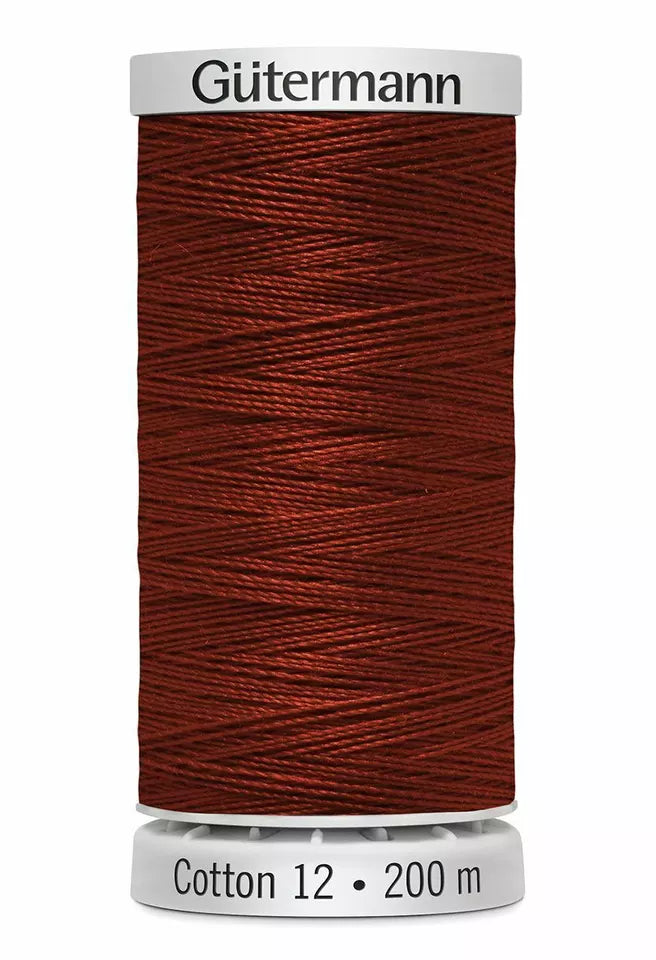 Gutermann Cotton 12 - Deep Red - 2143