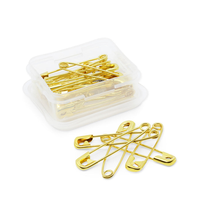 Dritz - 2" Quilters Brass Safety Pins, Brass, 20 pc