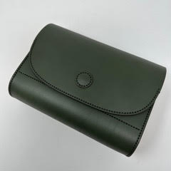 The Mulberry in Olive Green & London Tan Leather from the Beansy x Keaton Quilts Collection