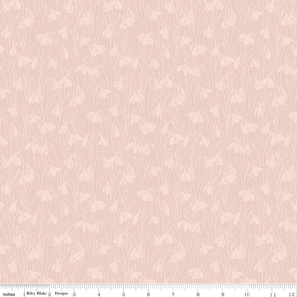 Liberty Snowdrop Spot Blush Pink