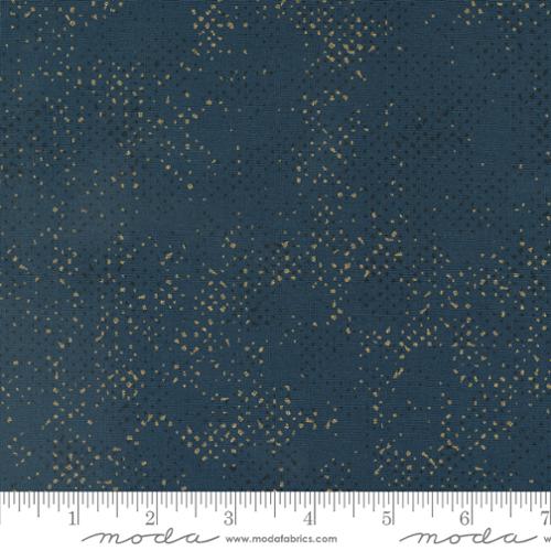 Spotted Navy Metallic