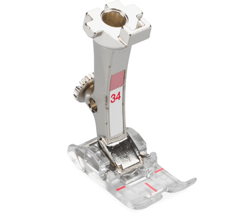 #34 BERNINA Reverse-pattern foot with clear sole