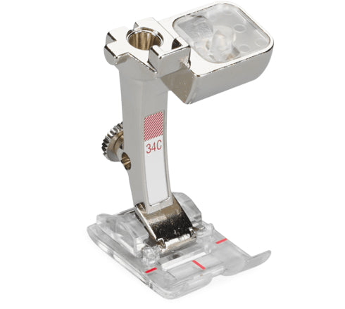 #34C BERNINA Reverse-pattern foot with clear sole 9mm