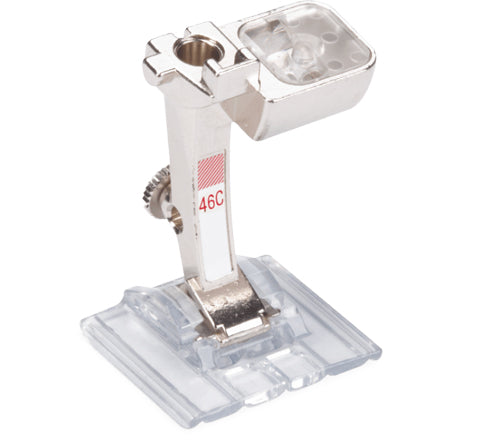 #46C BERNINA Pintuck and decorative-stitch foot with clear sole