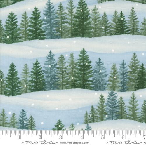 Woodland Winter Sky Blue
