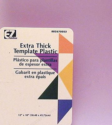 Template Plastic Extra Thick 12x18in