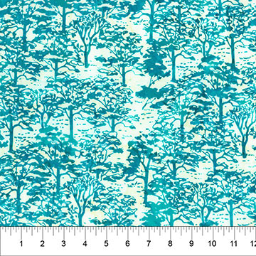 On The Wild Side - Trees - Teal