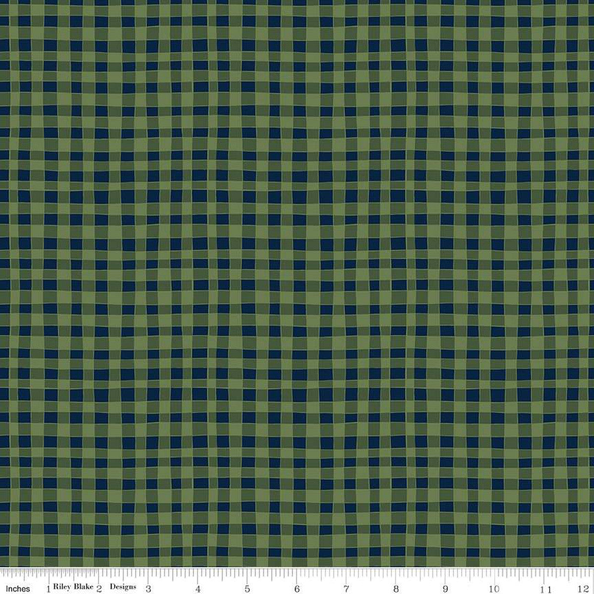 Love You Smore Gingham Olive