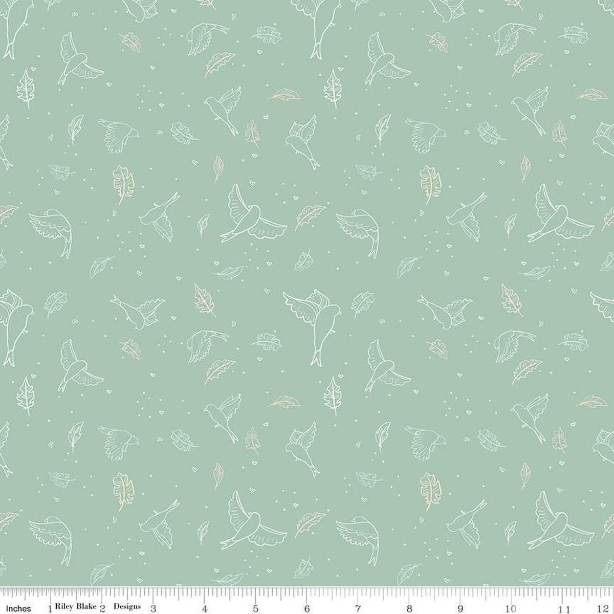 Wild And Free Birds Seafoam