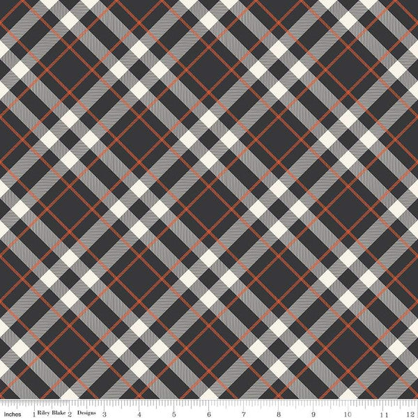 Hey Bootiful Plaid Charcoal