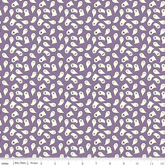 Spooky Schoolhouse Ghosts Lilac