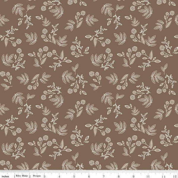 Shades Of Autumn Sprigs Brown