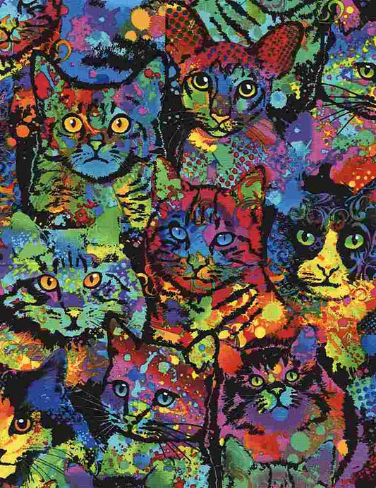 Paint Splatter Cats