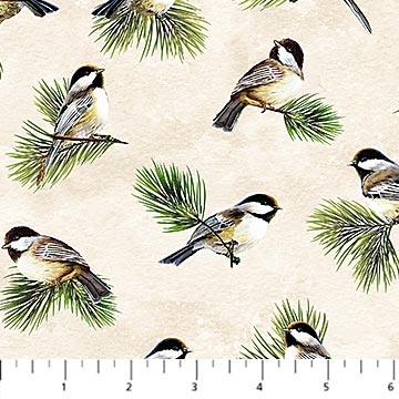 Cabin View - Scattered Chickadees