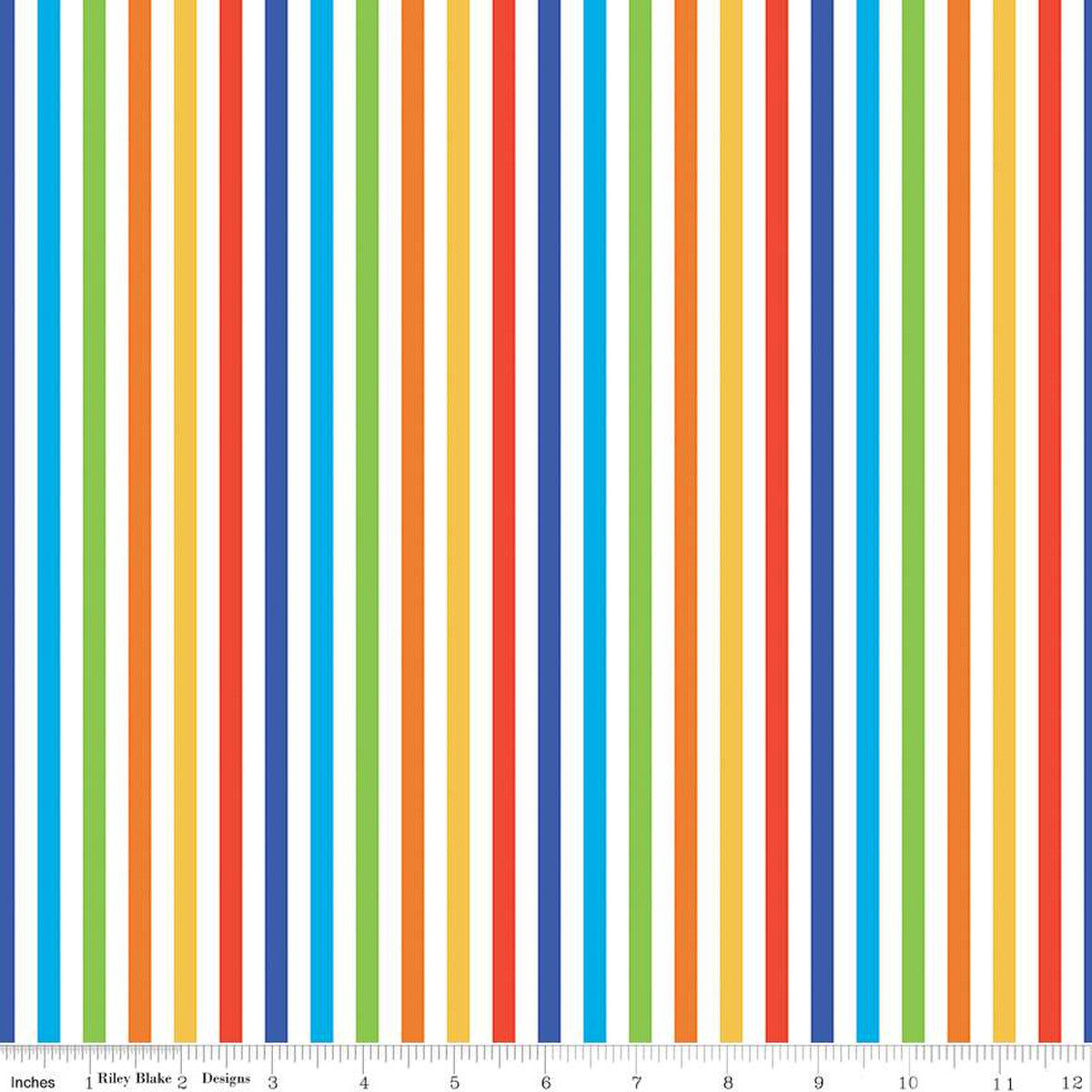 Blast Off Flannel Solar Stripe Multi