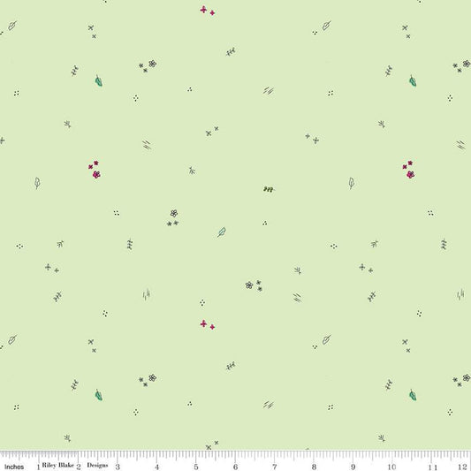 Leafy Keen Toss In Linen Celery