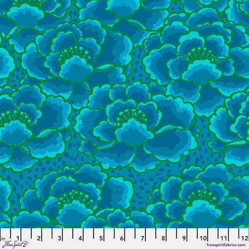 Tonal Floral - Turquoise